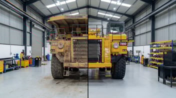 The 16,000-Hour Resurrection (Cat 789D Rebuild) A split-screen 