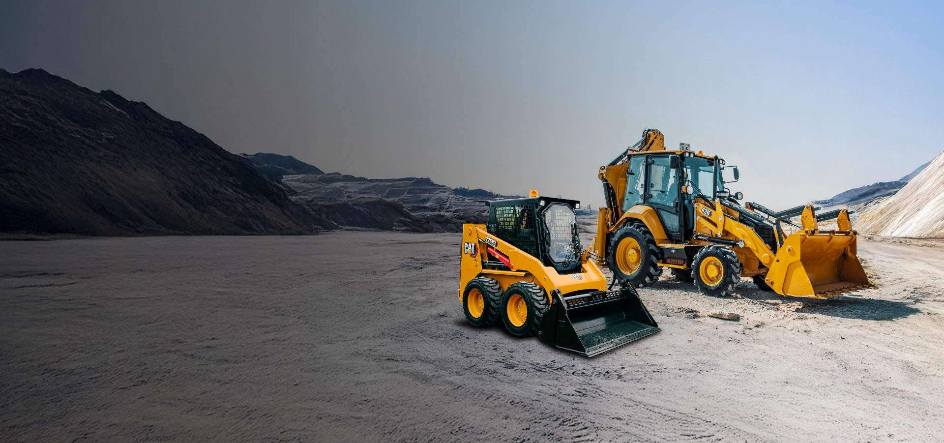 CAT® 426 Backhoe Loader and 226B3 Skid Steer Loader